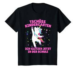 Kinder Einhorn, Tschüss Kindergarten, Schulkind 2024, Einschulung T-Shirt von Schulanfänger TShirt Schulanfang, Einschulung Deko