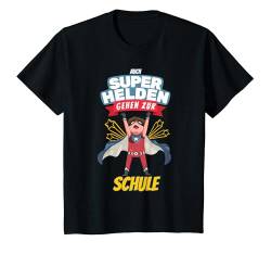 Kinder Kinder Einschulung Superheld Schulkind 2021 Schulanfang Kids T-Shirt von Schulanfang Superhelden-Geschenk für die Schultüte