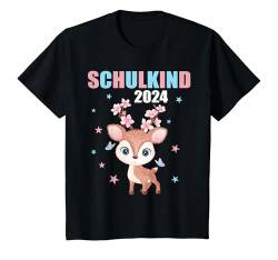 Kinder Einschulung Hirsch Reh Schulanfang Schulkind 2024 T-Shirt von Schulkind 2024 Schulanfang 2024 1. Klasse Shop