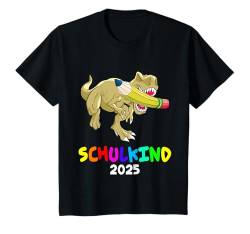 Kinder Einschulung Dino Dinosaurier Schulanfang Schulkind 2025 T-Shirt von Schulkind 2025 Schulanfang 2025 1. Klasse Shop