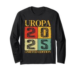 Zum Uropa Befördert 2025 Uropa 2025 Langarmshirt von Schwangerschaftsverkündung 2025 Familie