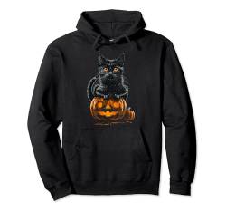 Schwarze Katze Halloween Kostüm Kürbis Für Frauen Pullover Hoodie von Schwarze Katze Kürbis Halloween Outfits