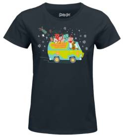 Scooby-Doo Damen Woscoobts025 T-Shirt, Navy, M von Scooby-Doo!