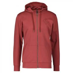 Scott M Casual L/Sl Zip Hoody, Burnt Red, XXL von Scott