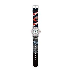 SCOUT Jungen Analog Quarz Uhr mit Stoff Armband 280376008 von Scout