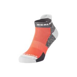 SEALSKINZ Unisex Anklet Running Sock Pedham Anti-Blister Fußkettchen Laufsocke, Orange, S von SealSkinz