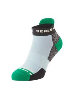 SEALSKINZ Unisex Anklet Running Sock Pedham Anti-Blister Fußkettchen Laufsocke, blau, L von SealSkinz