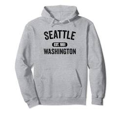 Seattle Souvenir Skyline Washington State Männer Frauen Junge Mädchen Pullover Hoodie von Seattle Souvenir Skyline Clothing Apparel