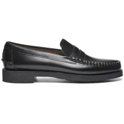 Sebago Herren Dan Po Tumbled Mokassins, Black 902, 40 EU von Sebago