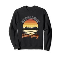 Gute Stimmung am Schwielowsee Sweatshirt von See Urlaub in Deutschland