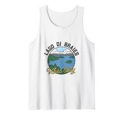 Gute Stimmung am Lago di Braies Tank Top von See Urlaub in Italien