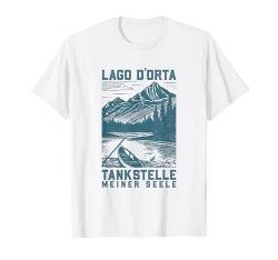 Seelenheimat Lago d'Orta T-Shirt von See Urlaub in Italien