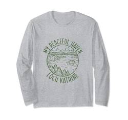 Friede am Loch Katrine Langarmshirt von See Urlaub in Schottland