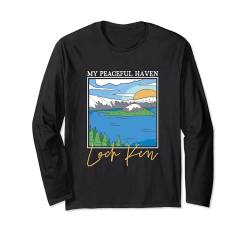 Friede am Loch Ken Langarmshirt von See Urlaub in Schottland