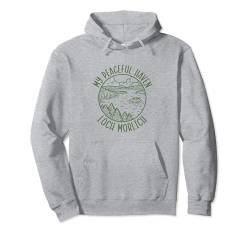 Friede am Loch Morlich Pullover Hoodie von See Urlaub in Schottland