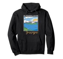 Friede am Thunersee Pullover Hoodie von See Urlaub in Schweiz