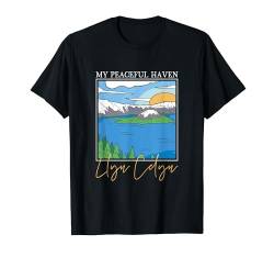 Friede am Llyn Celyn T-Shirt von See Urlaub in Wales