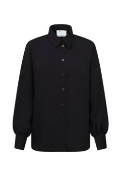 Seidensticker Damen Camicia A Maniche Lunghe Vestibilità Normale Bluse, Schwarz, 36 von Seidensticker