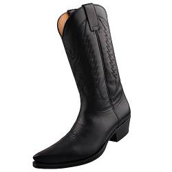 Sendra Cowboy Stiefel 2073 Schwarz, Schuhgröße:EUR 42 von Sendra