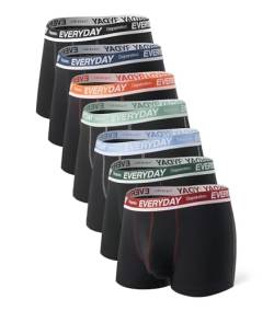 Separatec Boxershorts Herren 7er Pack aus Weicher Baumwolle Unterhosen Männer mit Unterstützender Separater Doppeltasche von Separatec