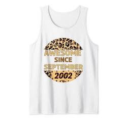 Toll seit September 2002 Leopardenmuster September Tank Top von September Leopard Print Awesome Since September