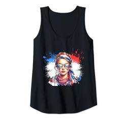 Damen Serbische Frau Serbien Bandana Serbien Flagge serbisch gift Tank Top von Serbische Frau Serbien Bandana Serbien