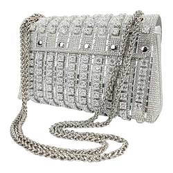 Setauoo Damen-Abendtaschen leichte Luxus Diamant Tasche für Damen, Elegante Envelope Tasche Kettentasche Handtasche Geldbörse, Damen Clutch Tasche Strass-Clutch Umhängetaschen für Hochzeit, Party von Setauoo