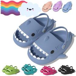 Sharklas, Original Sharklas, Sharklitas Original Rutschfeste Sandalen Shark Flip Flops für Damen und Herren (Blauer Hai, Erwachsene, 38, Numerisch (von/bis), EU Schuhgrößensystem, 39, M) von Shafaja