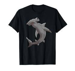 Hammerhead Shark Kinder Mädchen Jungen Hammerhead T-Shirt von Shark World Co.