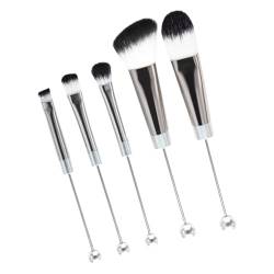 Sharplace 5x Augen-Make-up-Pinsel-Set, Make-up-Pinsel-Werkzeug-Sets, Rougepinsel, Metallgriff mit weicher Kunstfaser, als Geschenk für Schwestern von Sharplace