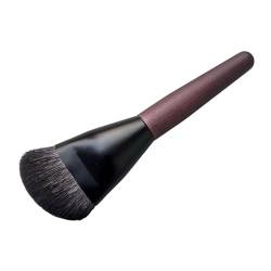 Sharplace Abgewinkelter Make-up-Pinsel, Gesichts-Highlighter-Pinsel, ergonomischer Griff, bequemer Wangenknochen-Pinsel, Rouge-Pinsel für Freundin, Mädchen, SCHWARZ von Sharplace