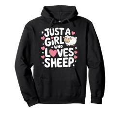 Schafe Nur ein Mädchen, das Schafe liebt Pullover Hoodie von Sheep Farmer Lamb Sheeple Shepherd