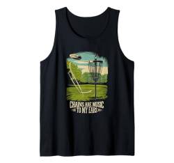 „Chains Are Music To My Ears“ -Kunstwerk für Discgolf-Enthusiasten Tank Top von Shirt-o-Topia