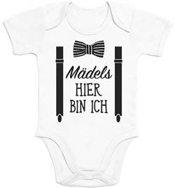 Shirtgeil Baby Jungen Body - 5er Multipack Babykleidung Geschenkset - Kurzarm Strampler mit Sprüchen - Baby Body Jungen & Mädchen - Babyparty & Vatertagsgeschenk - Lustige Babysets von Shirtgeil