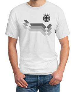 T-Shirt Herren - Deutschland EM 2024 Trikot - Deutsches Fußball Fan-Trikot für Männer - Fanartikel - EM 2024 Fanshirt von Shirtgeil