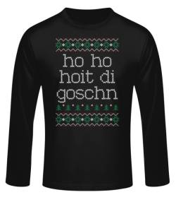 Ho Ho Hoit Di Goschn · Männer Longsleeve Basic von Shirtinator