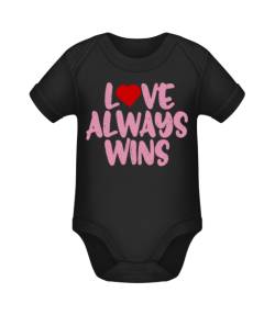 Love Always Wins · Baby Bio Strampler von Shirtinator