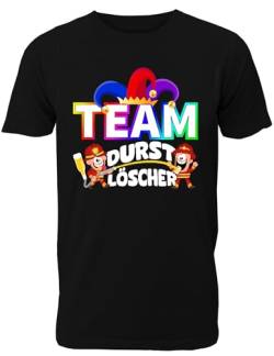 Team Karneval Gruppenshirts - Lustige Fasching T-Shirts für Männer, Vereine & Freunde mit Motiv Team Durstlöscher von Shirtoo