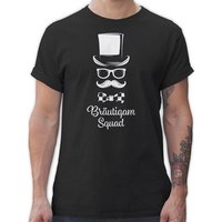 Shirtracer T-Shirt Bräutigam Squad Gentleman JGA Männer von Shirtracer