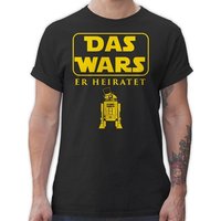 Shirtracer T-Shirt Das Wars JGA Er Heiratet JGA Männer von Shirtracer