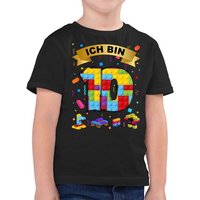 Shirtracer T-Shirt Ich bin 10 Bausteine (1-tlg) 10. Geburtstag von Shirtracer