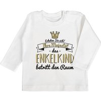 Shirtracer T-Shirt Ihre Majestät das Enkelkind betritt den Raum Sprüche Baby von Shirtracer