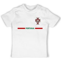 Shirtracer T-Shirt Portugal Trikot Wappen, Portugiesisches Fan-Motiv 2024 Fussball EM Fanartikel Baby von Shirtracer