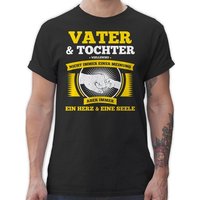 Shirtracer T-Shirt Vater und Tochter nicht immer einer Meinung Papa von Shirtracer