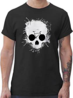 T-Shirt Herren - Bekleidung Radsport - Ride or die - Totenkopf Fahrrad - XL - Schwarz - t Shirt männer Cycle Tshirt fahrradfahren Shirts Bekleidungs fahrrädern t-Shirts Bike fahrradsprüche von Shirtracer