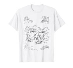 Halloween DIY Tshirt zum bemalen und ausmalen für Kinder T-Shirt von Shirts zum bemalen & ausmalen mit Vordruck