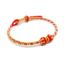 Modisches exquisites handgestricktes mehrfarbiges Armband für Damen, schlichtes Charm-Armband, Seil-Accessoire, Geschenke, B von Shntig