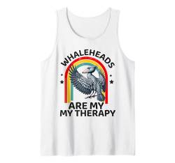 Shoebill Storch Vogel Schuhschnabel Storch Damen Herren Walköpfe Tank Top von Shoebill Stock Bird Whaleheads Lover