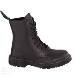 Shoezuu 8 Eye UK Boot Winter Black Mono 43 von Shoezuu Vegan