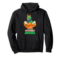 Ich bin Street, also schau in beide Richtungen, bevor du mich triffst Schwarze Mädchen Pullover Hoodie von Shopp